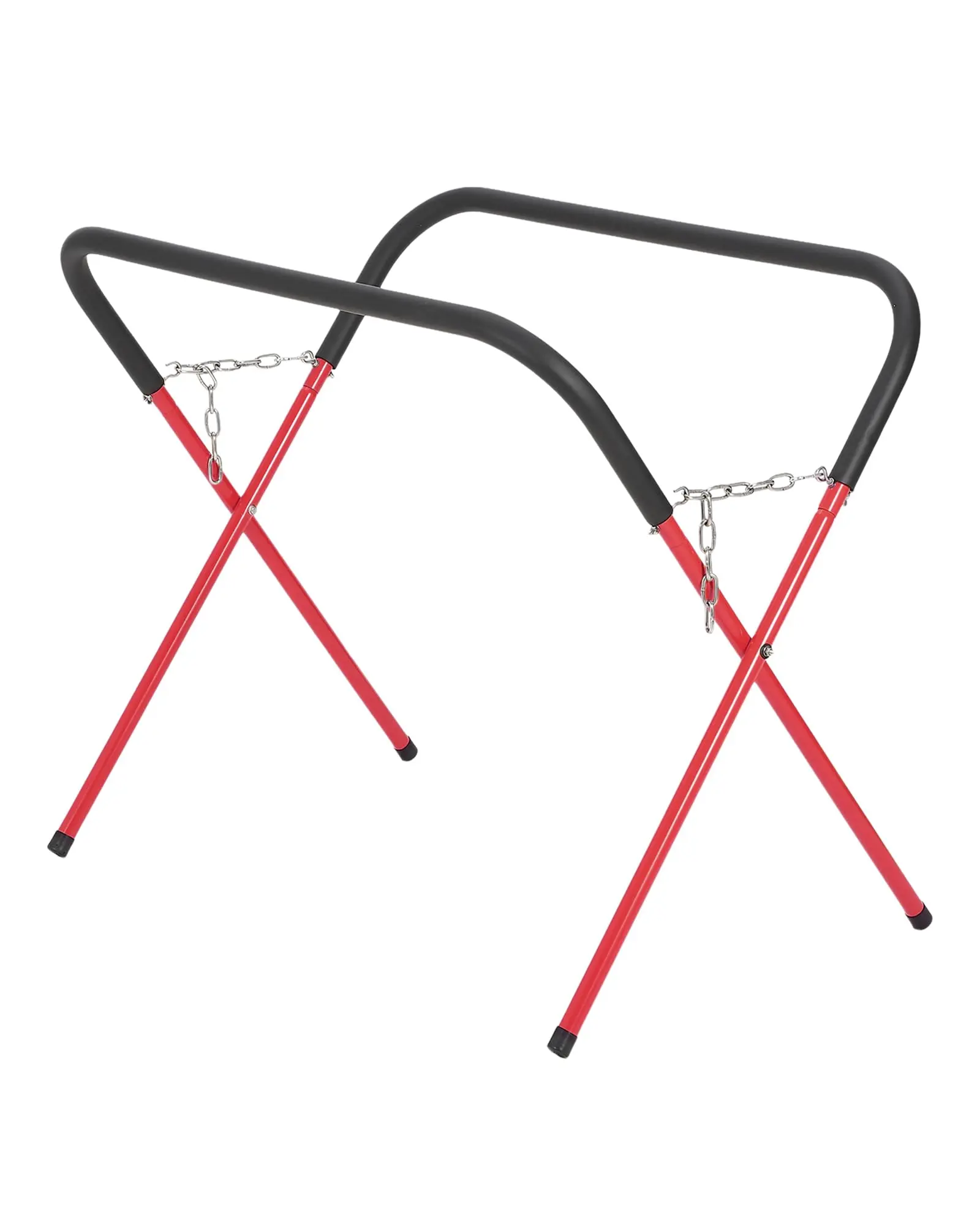 Garvee Portable Folding Workbench and Heavy-Duty Automotive Fender Bumper Stand with 500 LBS Capacity, Adjustable Height, Padded Surface, Powder-Coated Finish, and Rubber Feet for Garage, Shop, and Repair Use