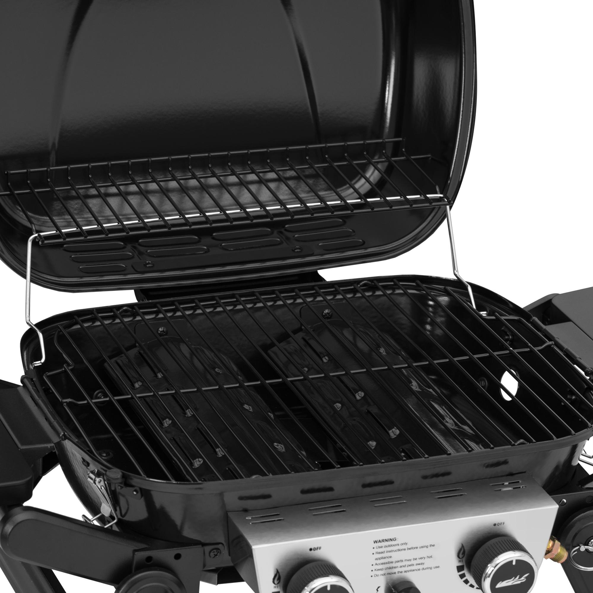 Royal Gourmet 2-Burner Portable Propane Gas Grill, Tabletop Gas Grill for Outdoor Cooking & Grilling with Foldable Side Tables barbecuegrill