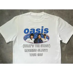 Oasis What?s The Story, Morning Glory 1996 Tour Unisex T-shirt, Size S-5XL