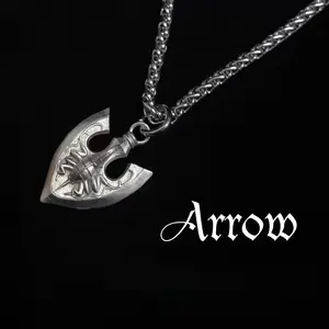New Style Bizarre Adventure insect Arrow Pendant Necklace| Gift Selection | Party Gifts | Fashion Accessories | Unisex Style |