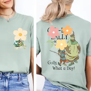 RobinHHHood LittleJ And Rooster Tee, Golly What A Day Tee, RobinHHHood Fans Birthday Tee Holiday Gift