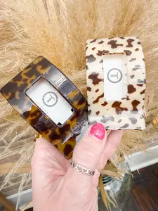 Teleties Rectangle Flat Hair Clip- Small