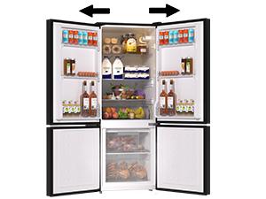 BANGSON 7.1 Cu.Ft Refrigerator with Freezer, double door refrigerator, Medium Capacity for Apartment/Family, Adjustable Thermostat, Energy Efficient, Quiet Operation, LED Interior Light, Gift Idea, Christmas Gift