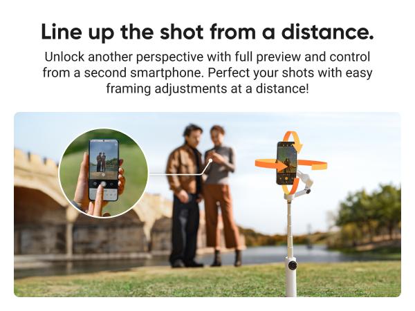 Insta360 Flow 2 - Foldable AI Phone Gimbal, AI Tracking, Multi-Person Tracking, Built-in Tripod/Selfie Stick, Remote Control, iPhone/Android Portable Stabilizer