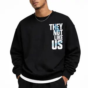 GGOR They Not Like Us LA Baseball Sweatshirt Unisex Game Day Apparel Soft Cotton Crewneck Pullover Los Angeles Sports Team Gift Casual Streetwear Supporter Top