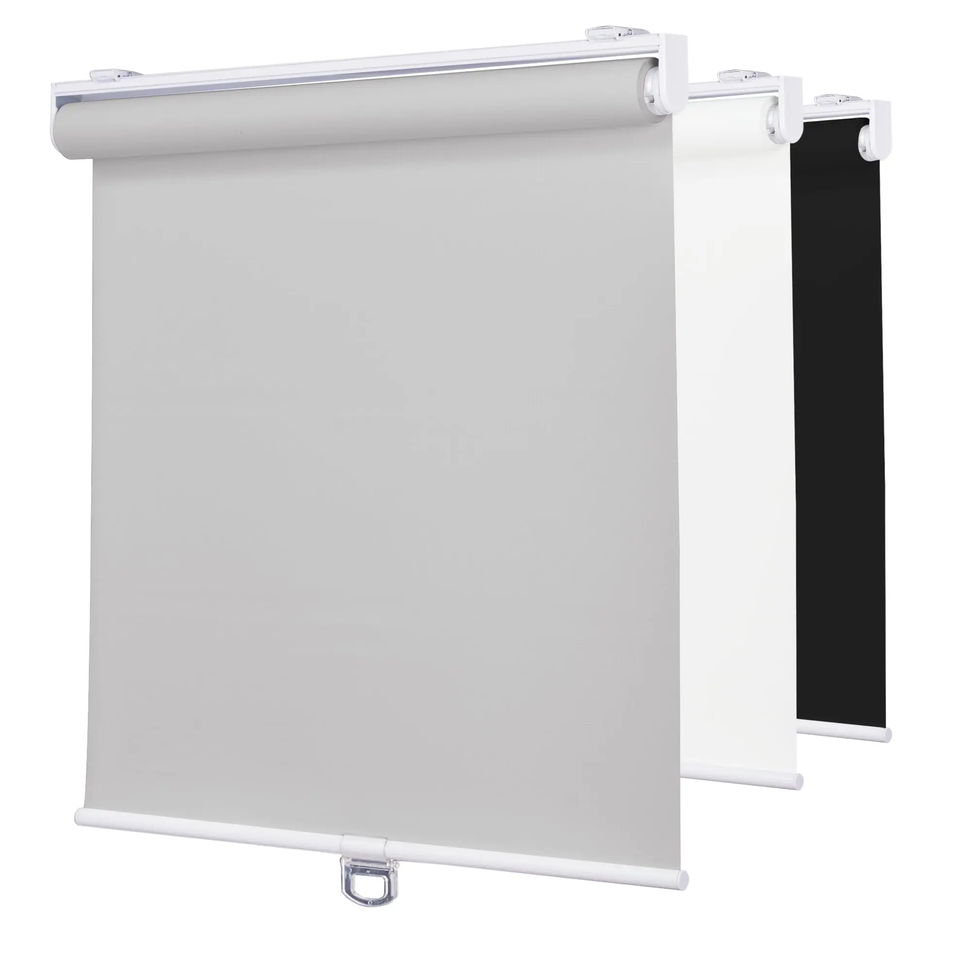 Deconovo Cordless 100% Blackout Roller Shades - Waterproof Fabric, Versatile Design, Modern Style, Easy Installation, Comfortable and Absorbent Drapes for Bathroom, Indoor Windows & Doors