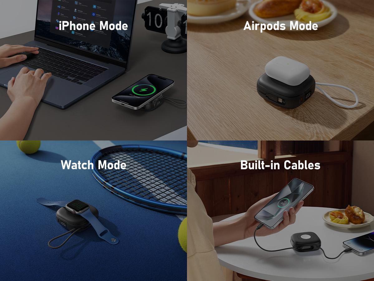 Charmast 10000mAh MagSafe Power Bank 20W Wireless Portable Charger with Built-in USB-C, 3-in-1 Fast Charging for smartphones, wireless earbuds & smartwatches. Lightweight Battery Powered Cable ,Travel Gadgets Charmast 10000mAh MagSafe Power Bank 20W Wireless Portable Charger with Built-in USB-C, 3-in-1 Fast Charging for smartphones, wireless earbuds & smartwatches. Lightweight Battery Powered Cable ,Travel Gadgets