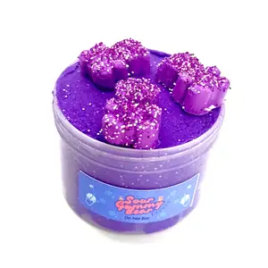Bubbaboo Sour Gummy Bear Freeze 8 oz Best Seller Cloud DIY with Teddy Bear Clay Forms - Fun Freebies with every order!