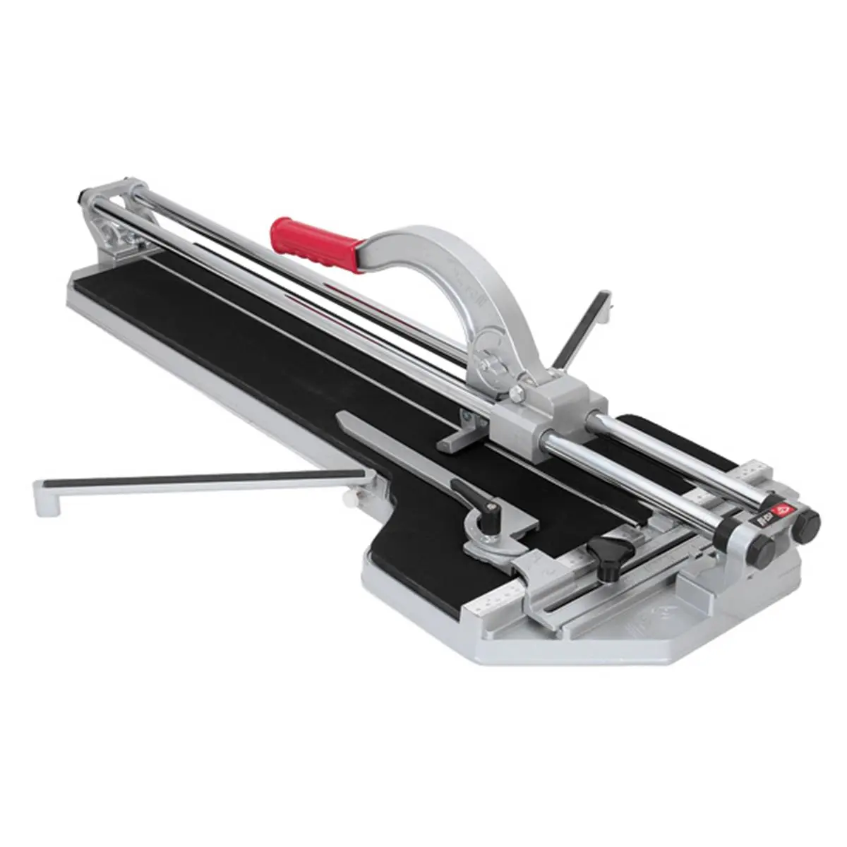 QEP 10800 27 in. Big Clinker Ceramic/Porcelain Tile Cutter - Height-Adjust Tile Cutting Tool with Aluminum Base, Bicycle Grip, Side Arms, High Leverage Handle, Magnified Window for Easy Snapping in Home Improvement & Building Projects