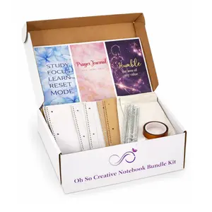 Oh So Creative Notebook Maker Bundle | Spiral Notebook Sublimation Kit (Make 3 Notebooks)