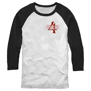 Men's Stranger Things Episode List Logo Baseball Tee