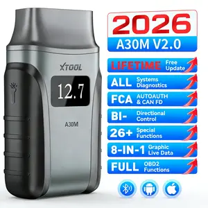 XTOOL A30M 2.0 Professional OBD2 Scanner | Full System Diagnostics + 26+ Service Resets + Bi-directional Control | 128 Car Brands & Lifetime Free Updates