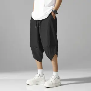 Men’s Lightweight Loose Casual Athletic Bermuda Shorts — 3/4 Length, Tapered Leg, Suitable for Outdoor Wear