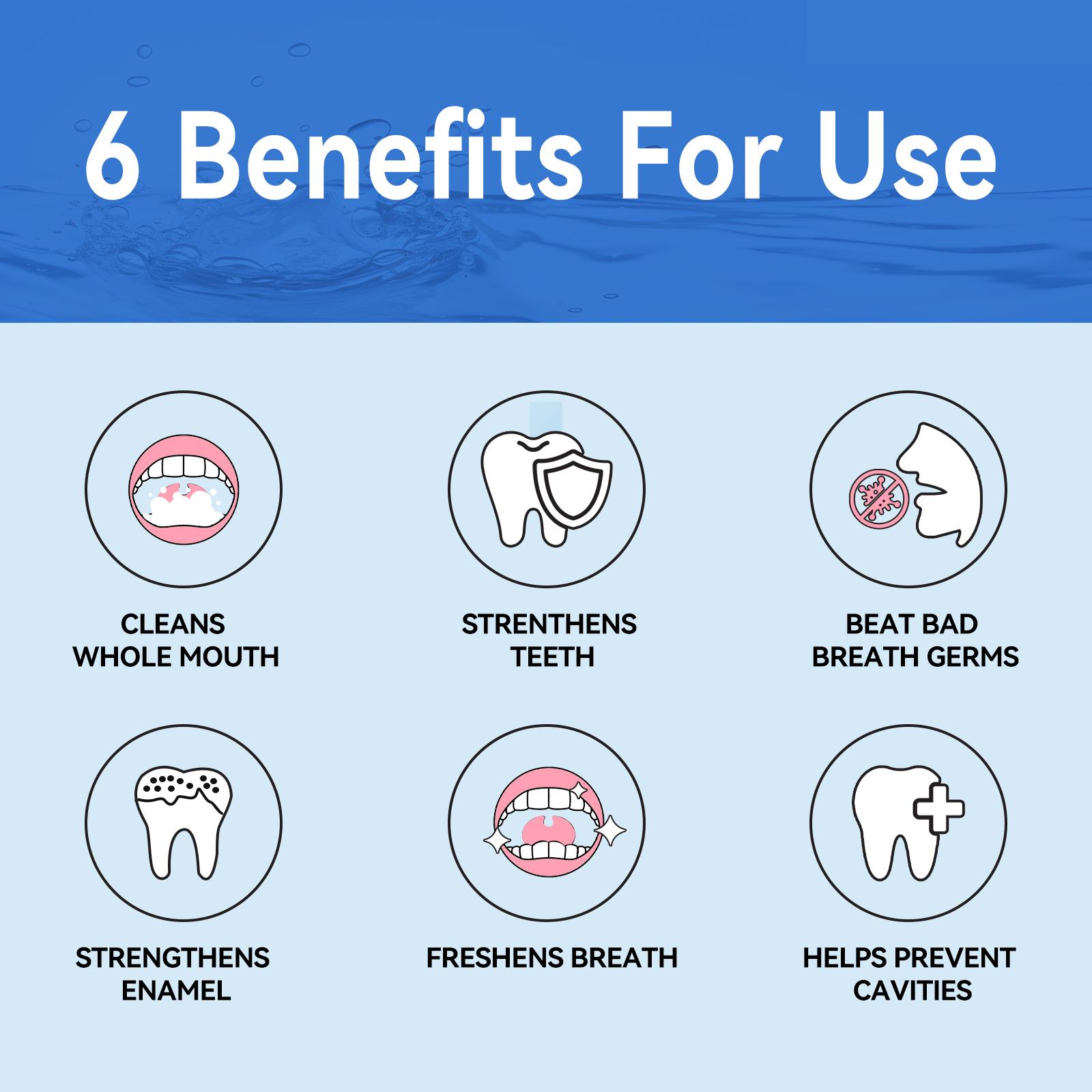 h2ofloss- Rechargeable Portable water flosser & Oral Irrigator – 300ML Water Tank, Whitening Tablets to Whiten Your Teeth, 5 Cleaning Modes, IPX7 Waterproof