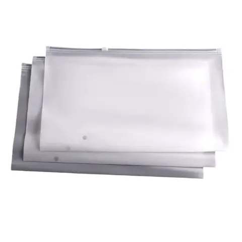 Msgem 1 PCS Transparent Plastic Organiser Bag for Fashion Accessories, Hair Extensions, Synthetic Costume Wigs Storage, Bags