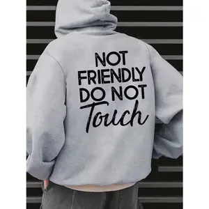 Funny Introvert Hoodie – Not Friendly Do Not Touch