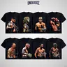 [COLLECTION] UFC Men's Fighters Short-Sleeve T-Shirt, MMA Fan Apparel, UFC Soft Cotton Round Neck Unisex Streetwear Clothes, High-quality Graphic Print, Cotton Fabric Classic Everyday Fit