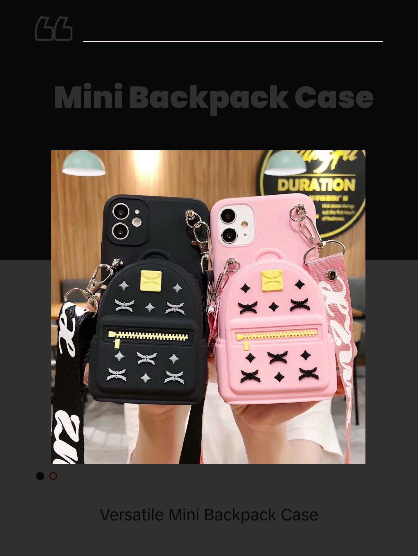 Case with mini backpack