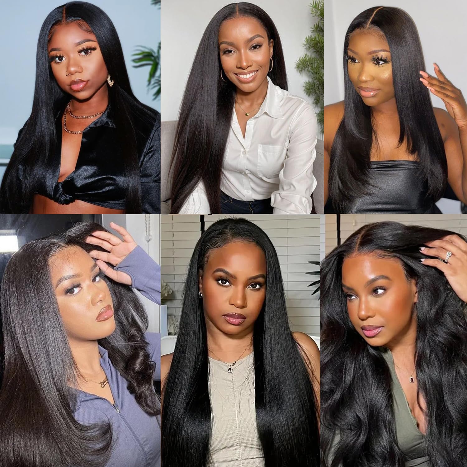 Mamushow Yaki Straight Clip in Hair Extensions Human Hair Seamless Pu Clip ins Hair 8 Pcs 18 Clips Human Hair Natural Black 12-30 Inches 120g/pack