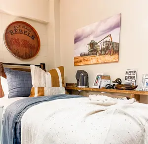 Stained Bedside Shelf