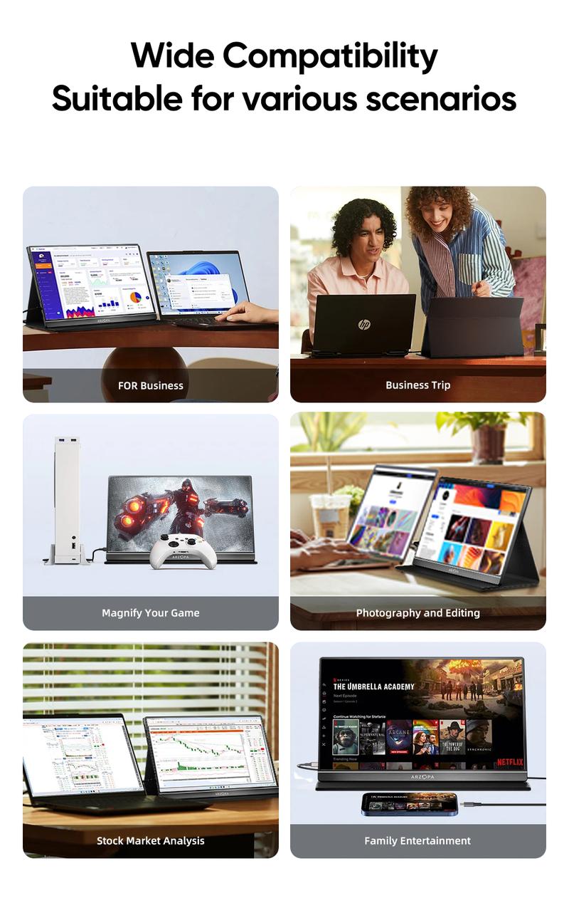 Live Only ARZOPA 16.1'' 100% sRGB 144Hz&60Hz Portable Gaming Monitor 1080P FHD Portable Monitor External Second Screen for Laptop,PC,PS5,Xbox,Switch
