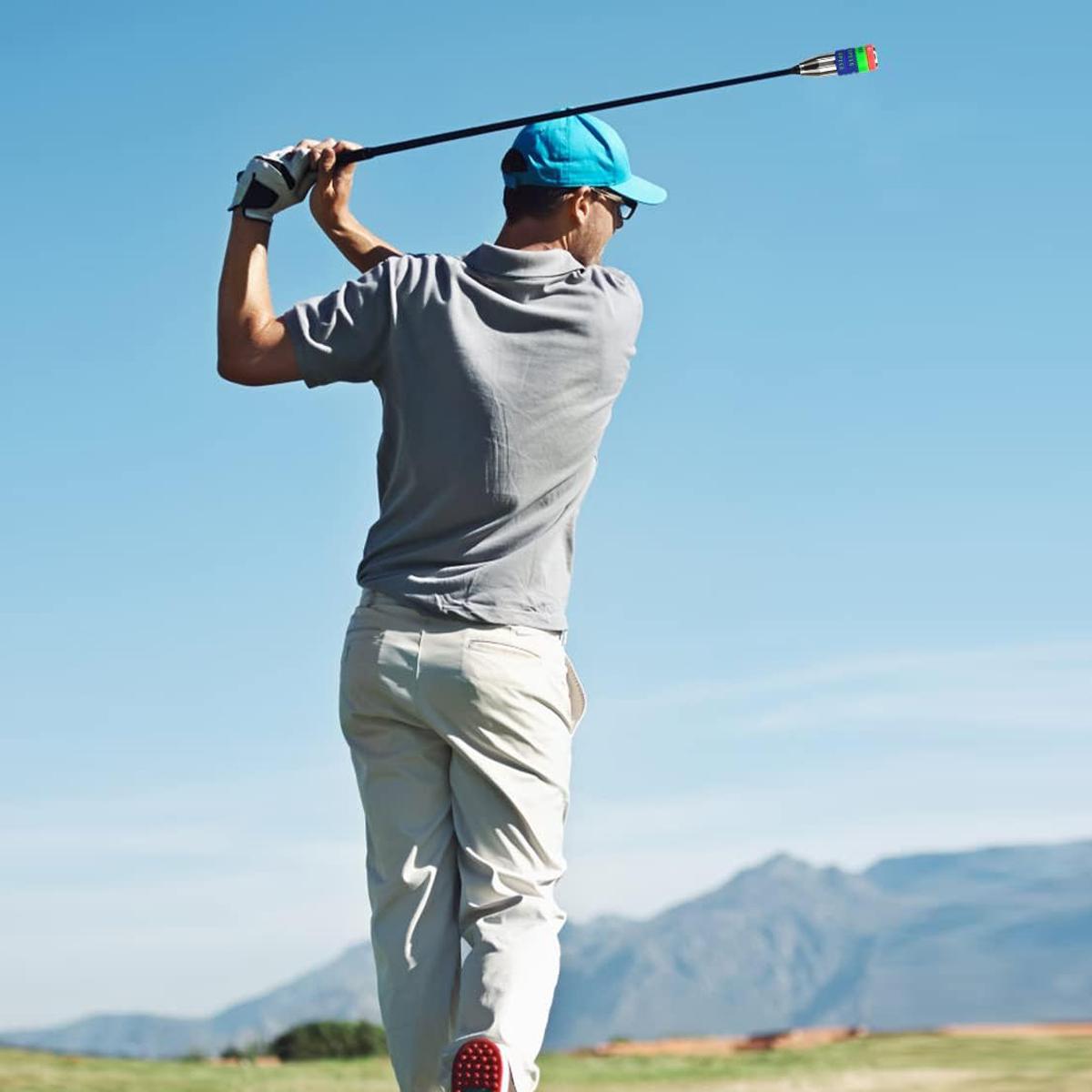 Golf Swing Speed Trainer Adjustable Training Equipment with Three Weight Configuration Options, Compatible with All Major Golf Clubs Golf Swing Speed Trainer Adjustable Training Equipment with Three Weight Configuration Options, Compatible with All Major Golf Clubs