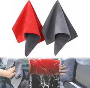 Car Drying Towel, Premium Double Sided, Suede Towel For Car, 12" x 30" Microfiber Towels for Cars, Thick Scratch-Free Cloth for Car Body Polish, Car Detailing Supplies