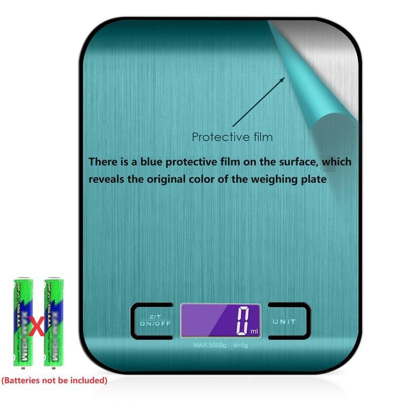 Digital Kitchen Scale, 1g-10000g Food Scale with LCD Display, Battery Require Multifunctional Kitchen Scale for Baking, Cooking, Diet Preparation Smart Nutritional