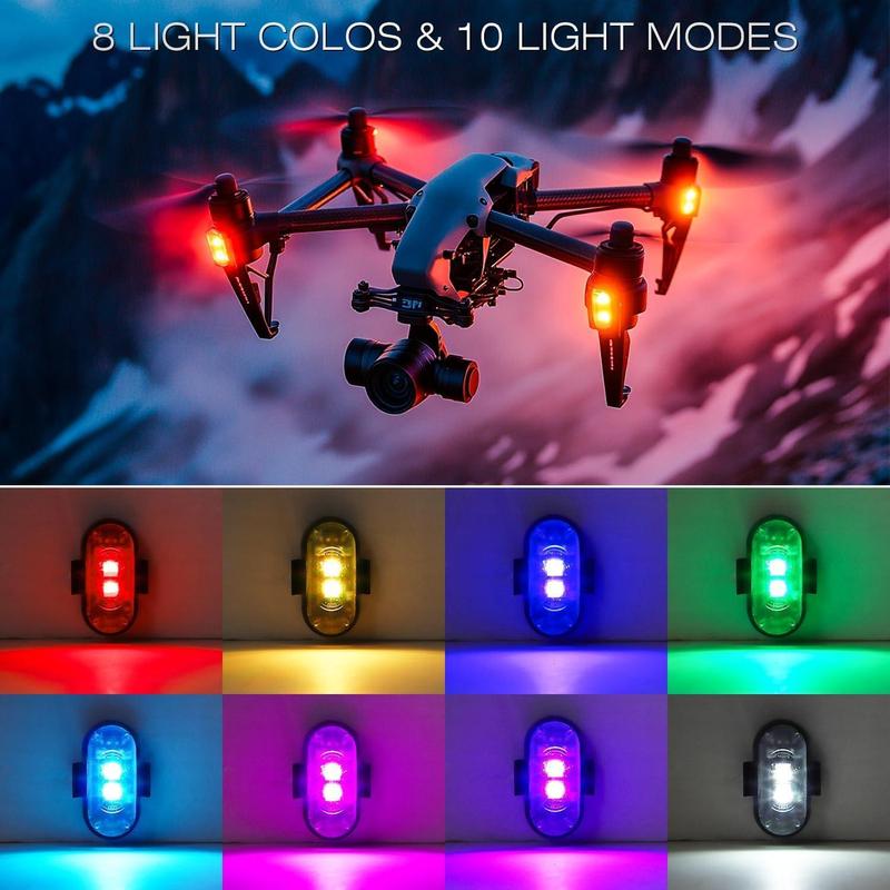 6PCS Wireless LED Lights for Car with Remote Control, Wireless LED Strobe Lights 8 Colors USB Charing IP65 Waterproof Anti-Collision Warning Light for Car Interior Truck Motorcycle Drone Aircraft Bike 6PCS Wireless LED Lights for Car with Remote Control, Wireless LED Strobe Lights 8 Colors USB Charing IP65 Waterproof Anti-Collision Warning Light for Car Interior Truck Motorcycle Drone Aircraft Bike
