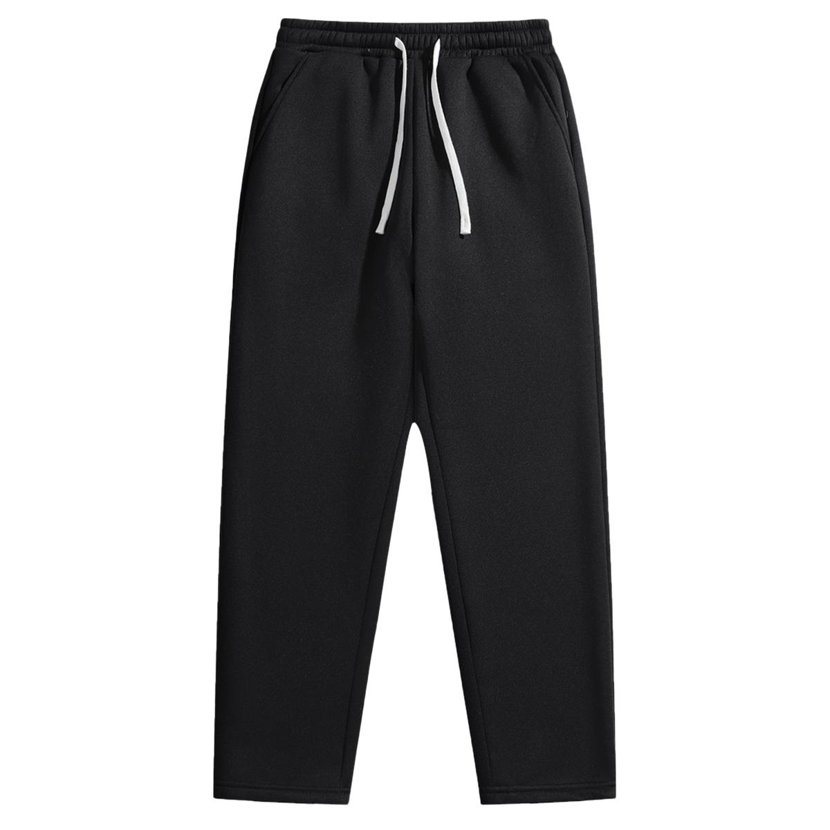 Men's Casual Jogger Pants 2 Pack Drawstring Waistband Back Pockets Relaxed Fit Trendy Menswear Essential Polyester Military Camouflage Training Set