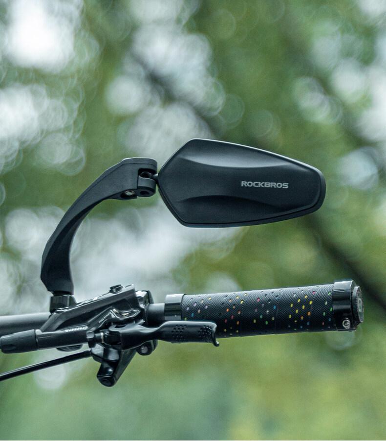 ROCKBROS Bicycle Handlebar Rear View Mirror Bike Cycling Wide Range Backsight Reflector Adjustable Left Right Bike Mirror