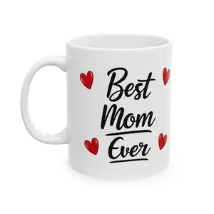 Funny Mom Nutrition Facts Mug – Best Mom Ever Coffee Mug | Perfect Mother’s Day Gift for Mom | Cute Heart Coffee Mug