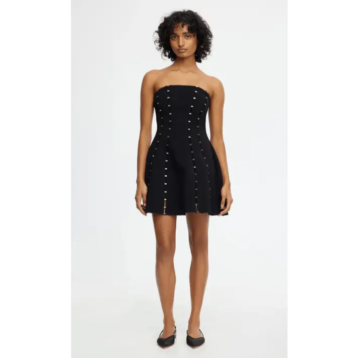 Acler Rossgreen Mini Dress in Black
