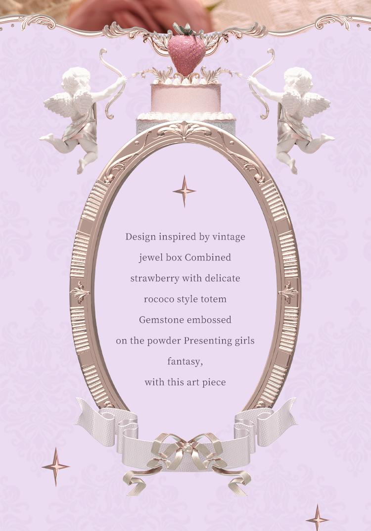 Flower Knows Violet Strawberry Rococo Collection Five-Color Eyeshadow Palette, longlasting, makeup, cosmetic, matte, shimmer, dealsforyoudays