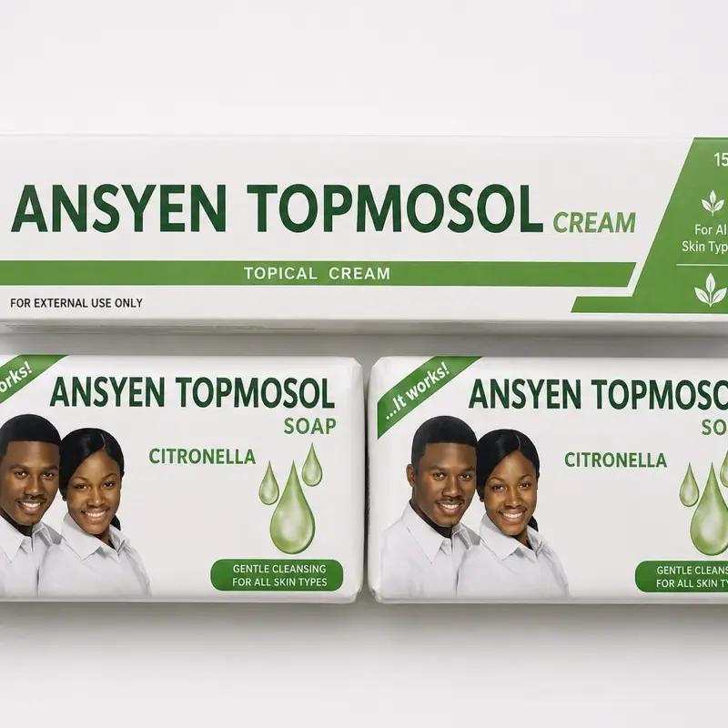 1 Ansyon topmosol  cream 2 savom