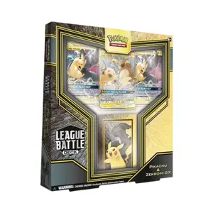 Pokémon TCG League Battle Deck Pikachu & Zekrom-GX Ready-to-Play 60-Card Deck with Lightning-Type Pokémon & Trainer Cards for Quick Play