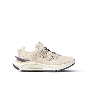 LØCI - DØPAMINE - BEIGE/GREY - Vegan Sneakers –  Made from Recycled Ocean Plastic - Unparalleled Comfort - Lightweight - Fashion – Gym - Daily Running - Multifunctional - Unisex