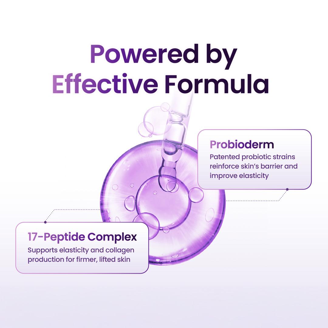 BIOHEAL BOH Probioderm 3D Lifting Travel Size Skin Care Kit | Korean Skincare Set for Firming & Hydration, with Ampoule, Face Moisturizer & Serum Spray | Mini Travel Essentials & Gift Set for Women Smooth Restore