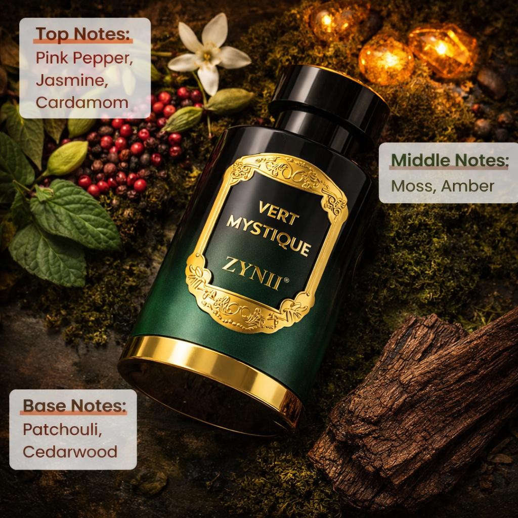 ZYNII Mysterious Forest Men's Eau de Parfum 3.4oz (100ml) – Long