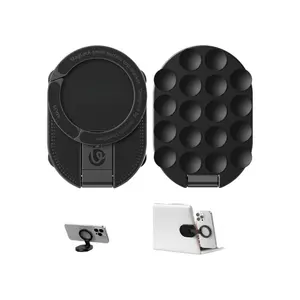 MagLock Suction Cup Phone Mount | Magnetic & Octopus Suction | 360° Rotation | Versatile Car & Bag Mount Silicone Suction Phone Mount