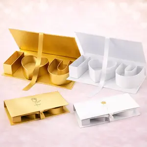 Heart Letter “I Heart U” Flower & Gift Presentation Box with Satin Ribbon for Valentine’s Day, Weddings, Anniversaries & Special Occasions