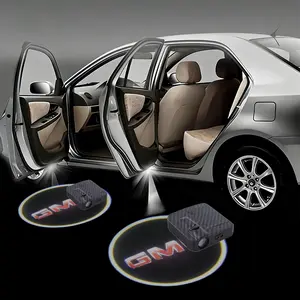 2-piece set, suitable for GMC models, LED car door welcome projection lights, car decorative lights, car spotlights, car searchlights, car accessories