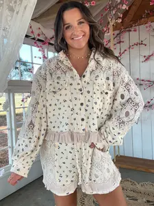 The Floral Dreams Jacket - CREAM