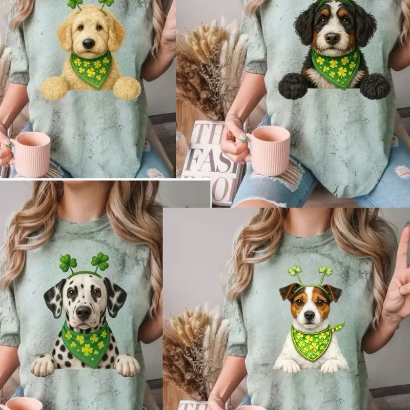 ORIGINAL DESIGNER St. Patty Dog Comfort color tee