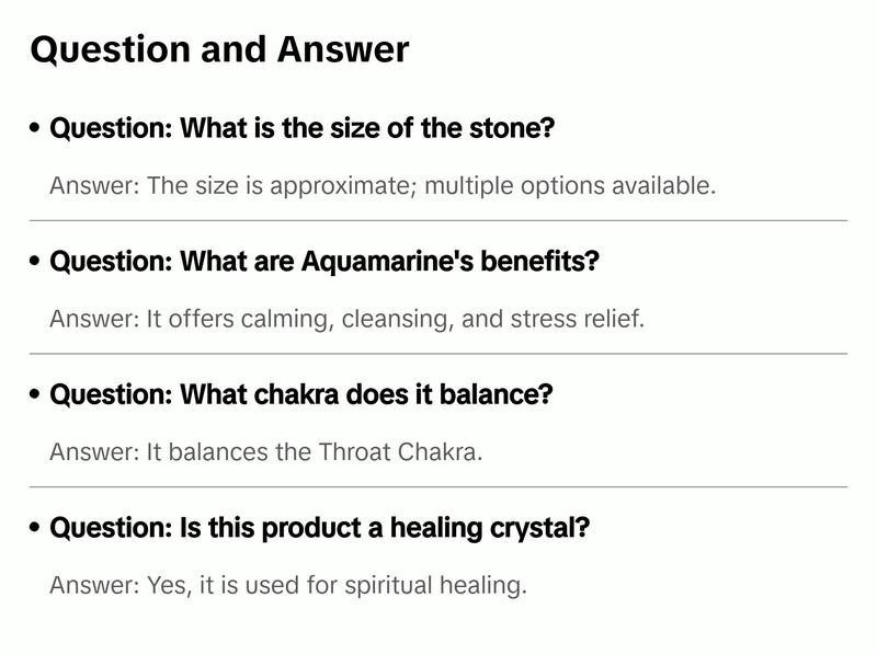 Green Aquamarine Tumbled Stone - Polished Aquamarine Crystal