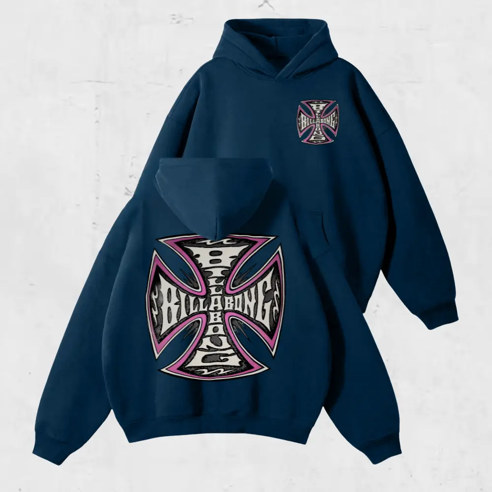 Vintage 90s West Coast Choppers Hoodie, Retro Motorcycle Graphic