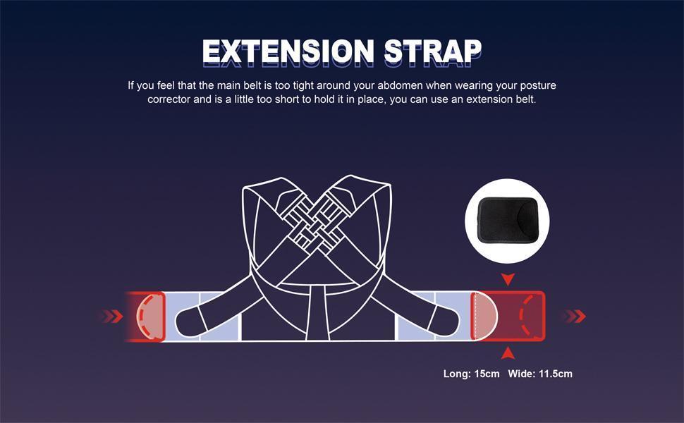 ‌Ergonomic Posture Corrector Adjustable Brace for Spine Alignment Back Pain Relief Anti Hunchback Support Comfortable Office Work Computer Study‌ Waist Trainer Corset Waist Abdominal Belt U Back Shaper