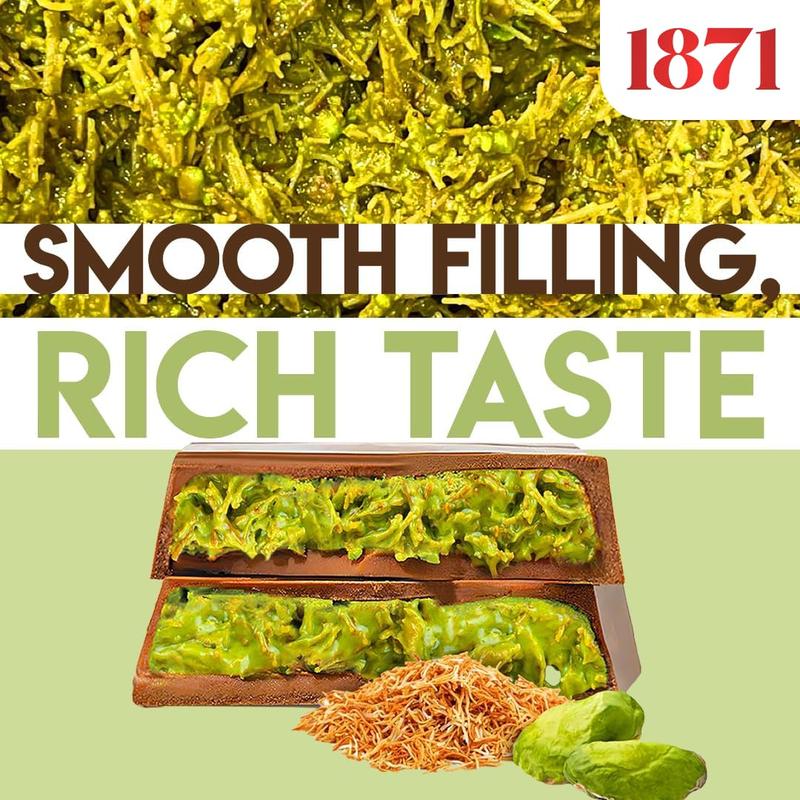 Dubai Chocolate Filling 2.2 Lb / 1 Kg Pistachio Cream with Crispy Kadayif | Middle Eastern Gourmet Dessert Best Ingredient For Dubai Chocolate | Rich, Crunchy & Decadent Treat (2.2 lb / 1 Kg)