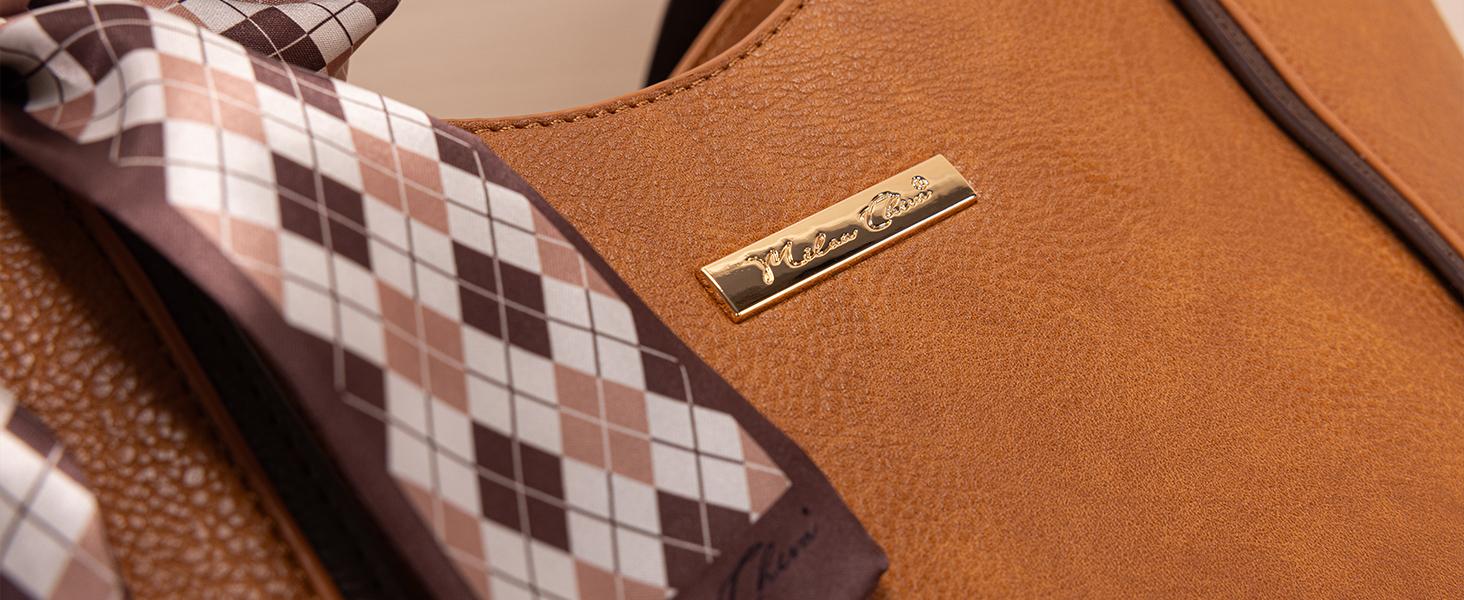 Milan Chiva Tote Bags for Women Medium Top Handle Satchel Purses Designer Shoulder Handbag Hobo Bags with Stylish Bow Accent