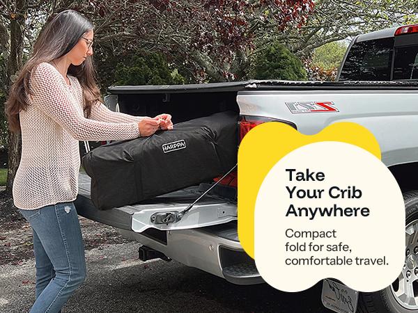 HARPPA Saimia | 5-in-1 Pack and Play Baby Bassinet & Playard, Bedside Sleeper with Mattress, Rocking Bassinet for Baby, Diaper Changing Baby Cribs, Foldable Playpen for Travel HARPPA Saimia | 5-in-1 Pack and Play Baby Bassinet & Playard, Bedside Sleeper with Mattress, Rocking Bassinet for Baby, Diaper Changing Baby Cribs, Foldable Playpen for Travel